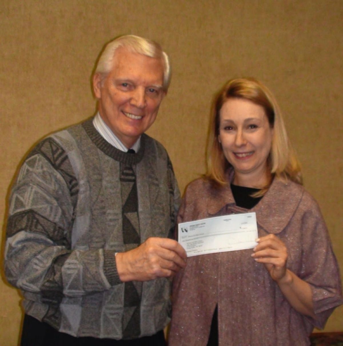 Harry Burkey and Sharon Maier 
 at 